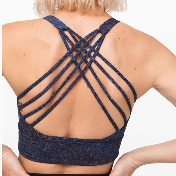 Lululemon Free to Be Bra *Wild Long Line
Polar Lights Blue Multi - Picture 4 of 8